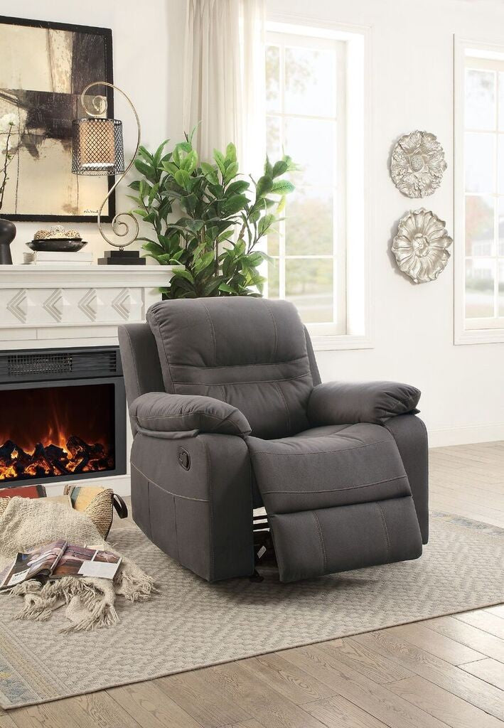 Slate best sale blue recliner