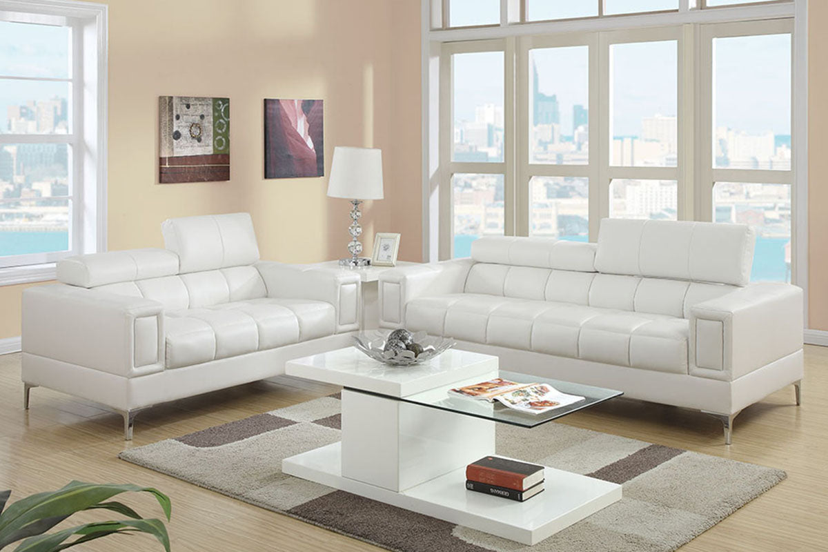 Poundex sofa and deals loveseat