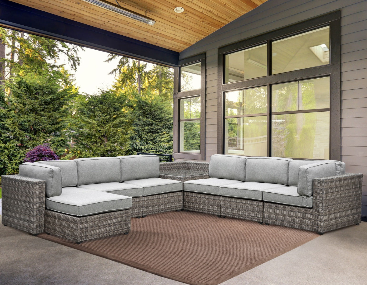 Large discount outdoor sectional