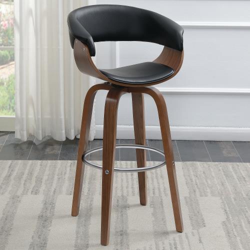 Zion Upholstered Swivel Bar Stool 100205