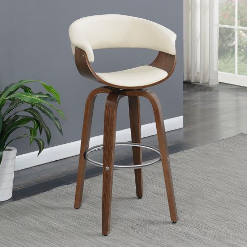 Zion Upholstered Swivel Bar Stool 100206