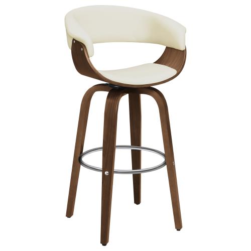 Zion Upholstered Swivel Bar Stool 100206