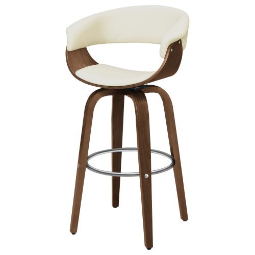 Zion Upholstered Swivel Bar Stool 100206