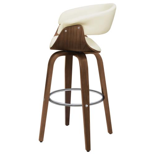 Zion Upholstered Swivel Bar Stool 100206