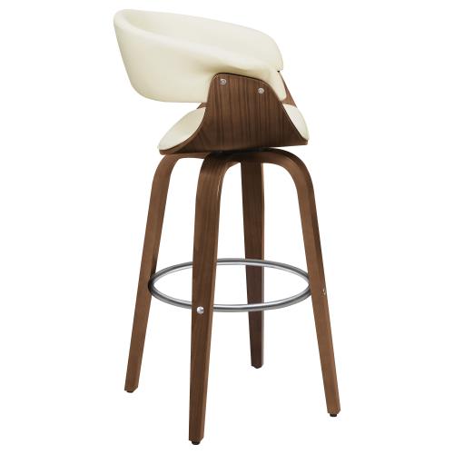 Zion Upholstered Swivel Bar Stool 100206