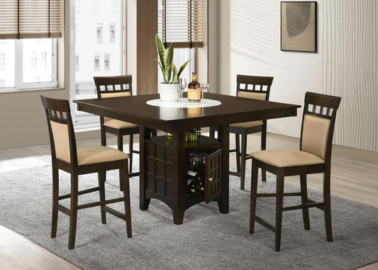 Gabriel 5-7-9 Pc Dining Set by Coaster - 2 Chair Choices