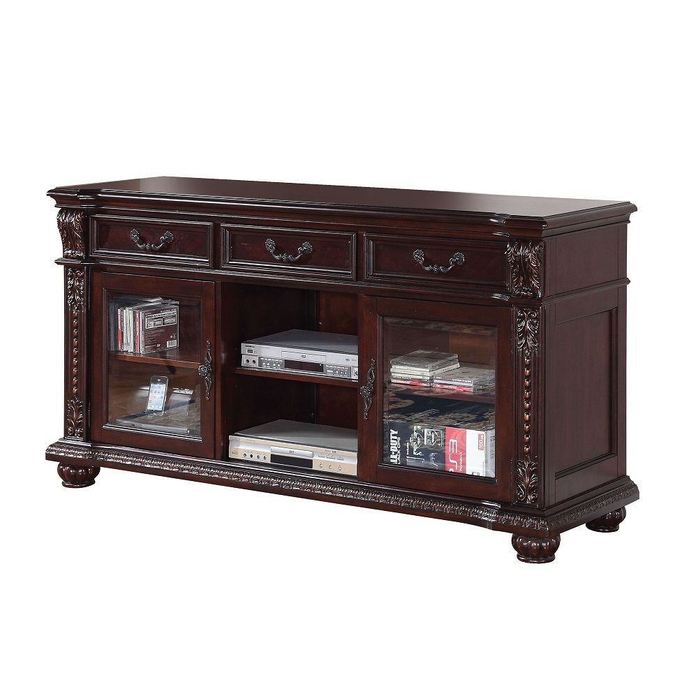 Anondale TV Stand by Acme 10321 - Cherry Finish