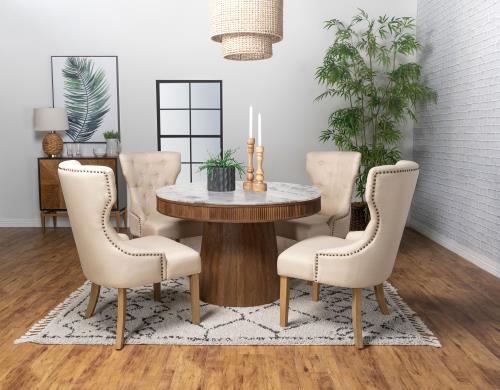 Ortega 5 Pc Dining Set - Baney Side Chair