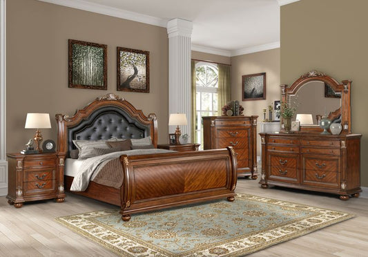 Viviana 5 Pc Bedroom Set by Cosmos Furniture