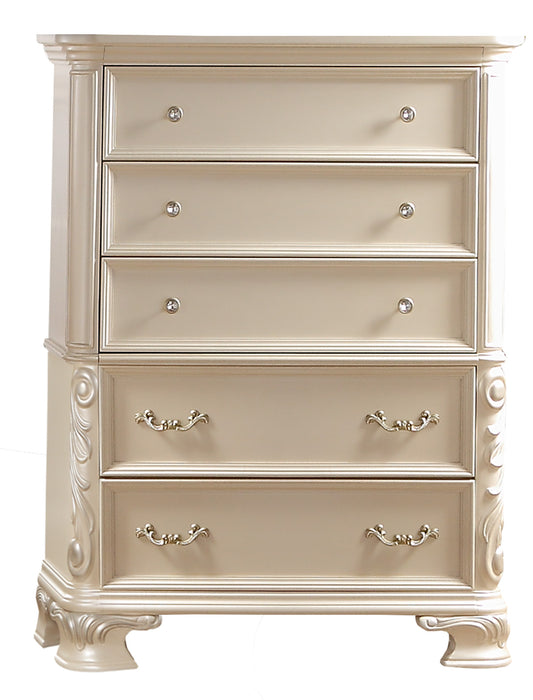 Victoria Pearl White Chest 1070WHVIC