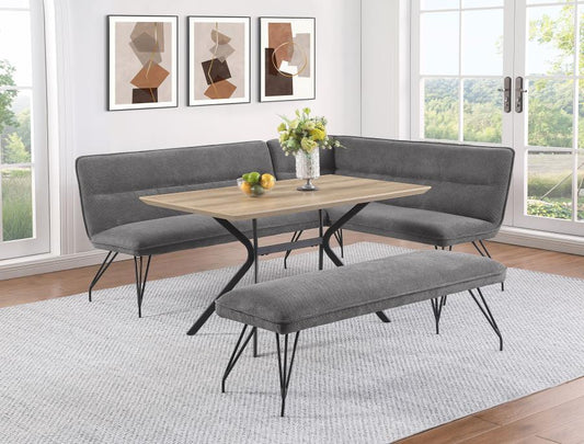 Edgecreek Nook Dining Set - Grey Fabric