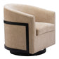 Hanko Swivel Chair Golden Beige 110009