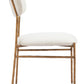 Sydhavnen Dining Chair Cream & Gold 110276