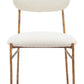 Sydhavnen Dining Chair Cream & Gold 110276