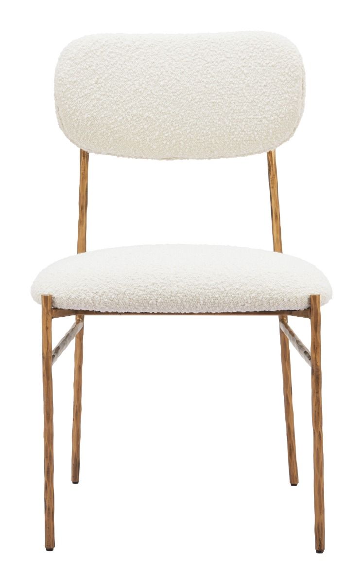 Sydhavnen Dining Chair Cream & Gold 110276