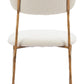 Sydhavnen Dining Chair Cream & Gold 110276