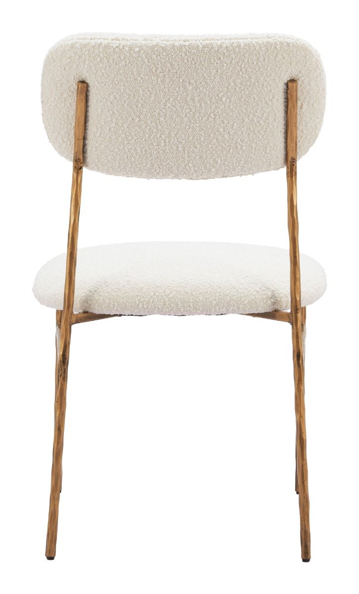 Sydhavnen Dining Chair Cream & Gold 110276