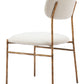 Sydhavnen Dining Chair Cream & Gold 110276