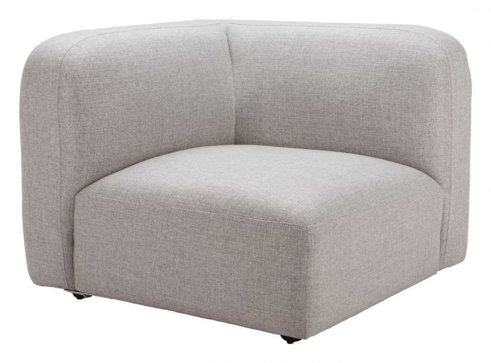 Biak Modular Gray Sectional Zuo Modern