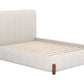 Baris Queen Bed Ivory 110663