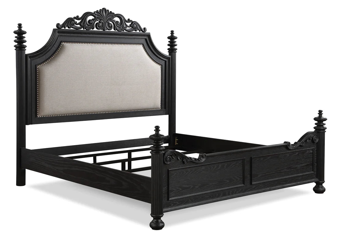 Kingsbury B1130 Charcoal Black Bedroom Collection