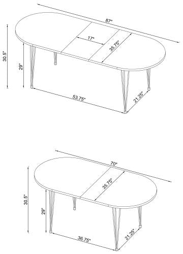 Heather Modern Retro Dining Collection - Coaster 115141