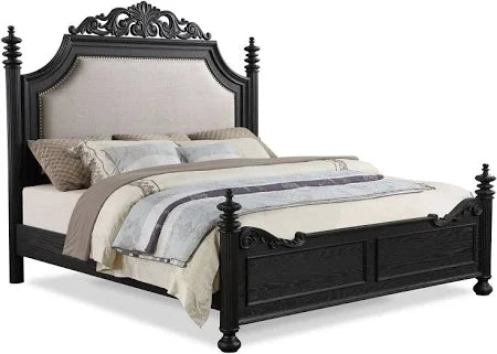 Kingsbury B1130 Charcoal Black Bedroom Collection