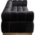 Image Black Velvet Sofa