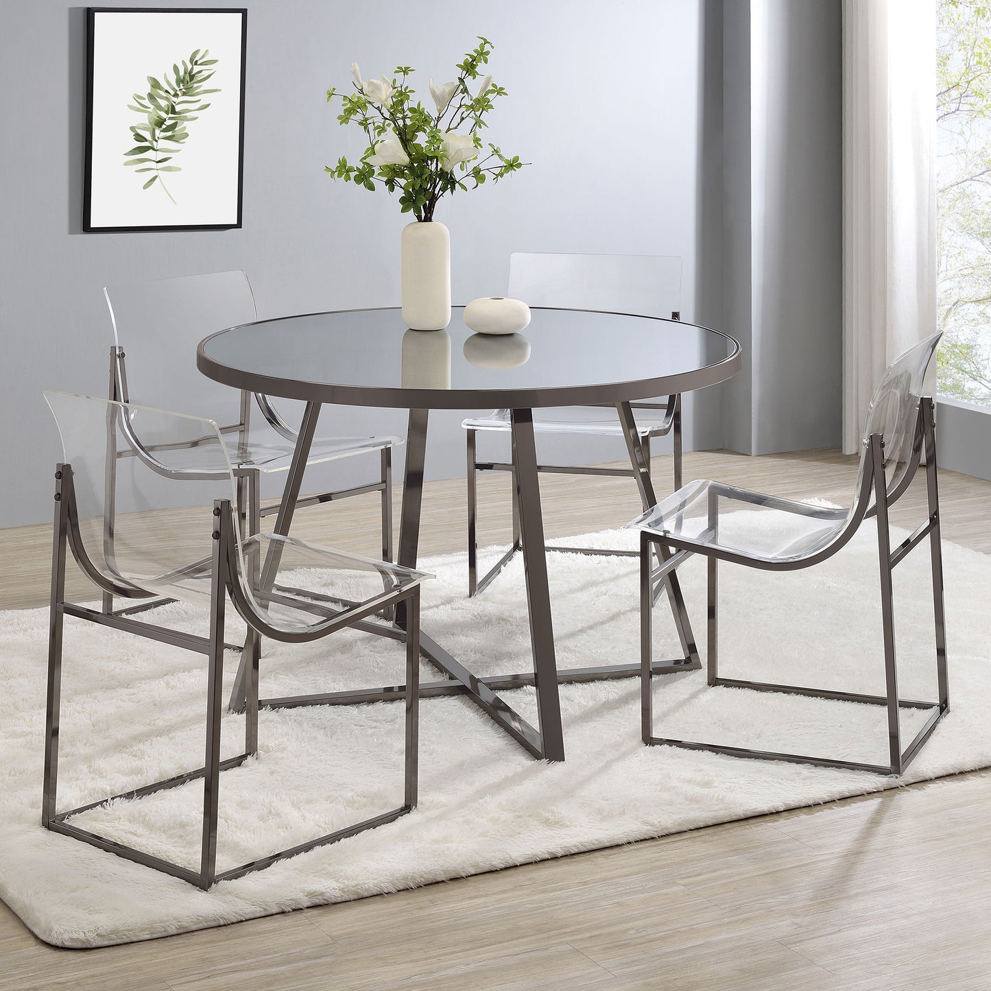 Adino 5 Pc Dining Set - Coaster Furniture 120630