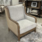 Miles Accent Chair Natural Grey/Taupe Chenille