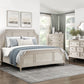 Leander 4 Pc Brownish Gray Finish Bedroom Set