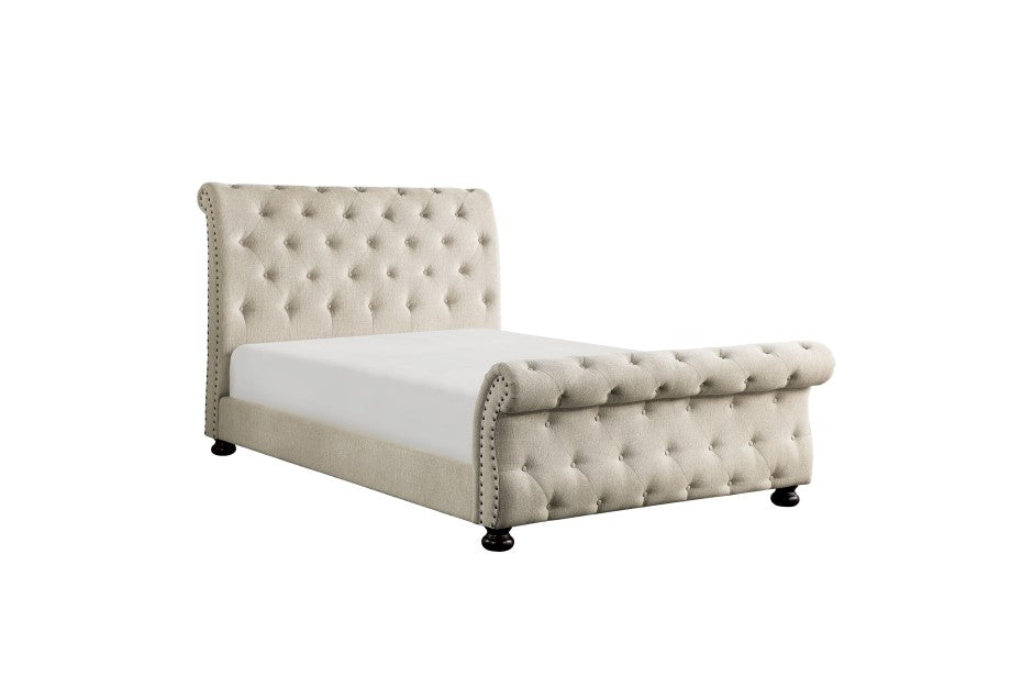 Crofton Classic Sleigh Bed by Homelegance