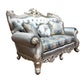 Ariel Champagne Finish Sofa & Loveseat