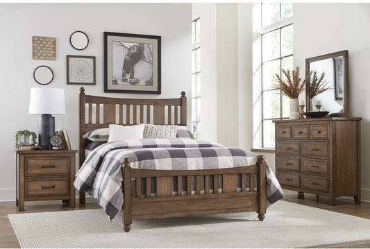 Brevard 4 Pc Light Brown Bedroom Collection