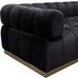 Image Black Velvet Sofa