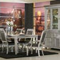 Bevelle 7 Pc Silver Dining Collection w/Extension