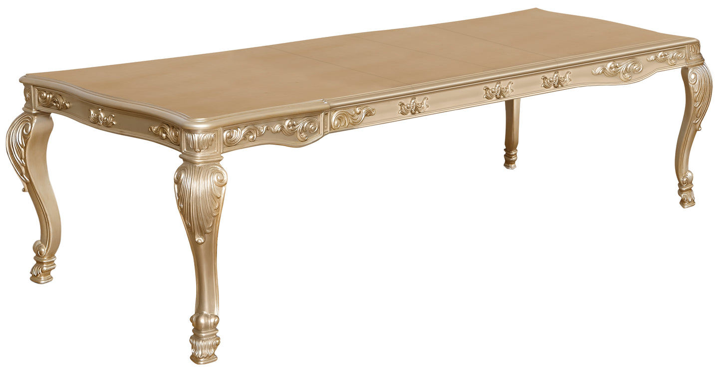 Colección de comedor Miranda Gold de Cosmos Furniture