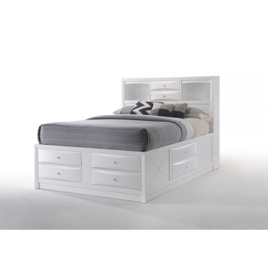 Acme Furniture Cama con almacenamiento completo 21710