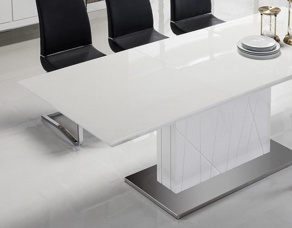 TL-1894G White Dining Table