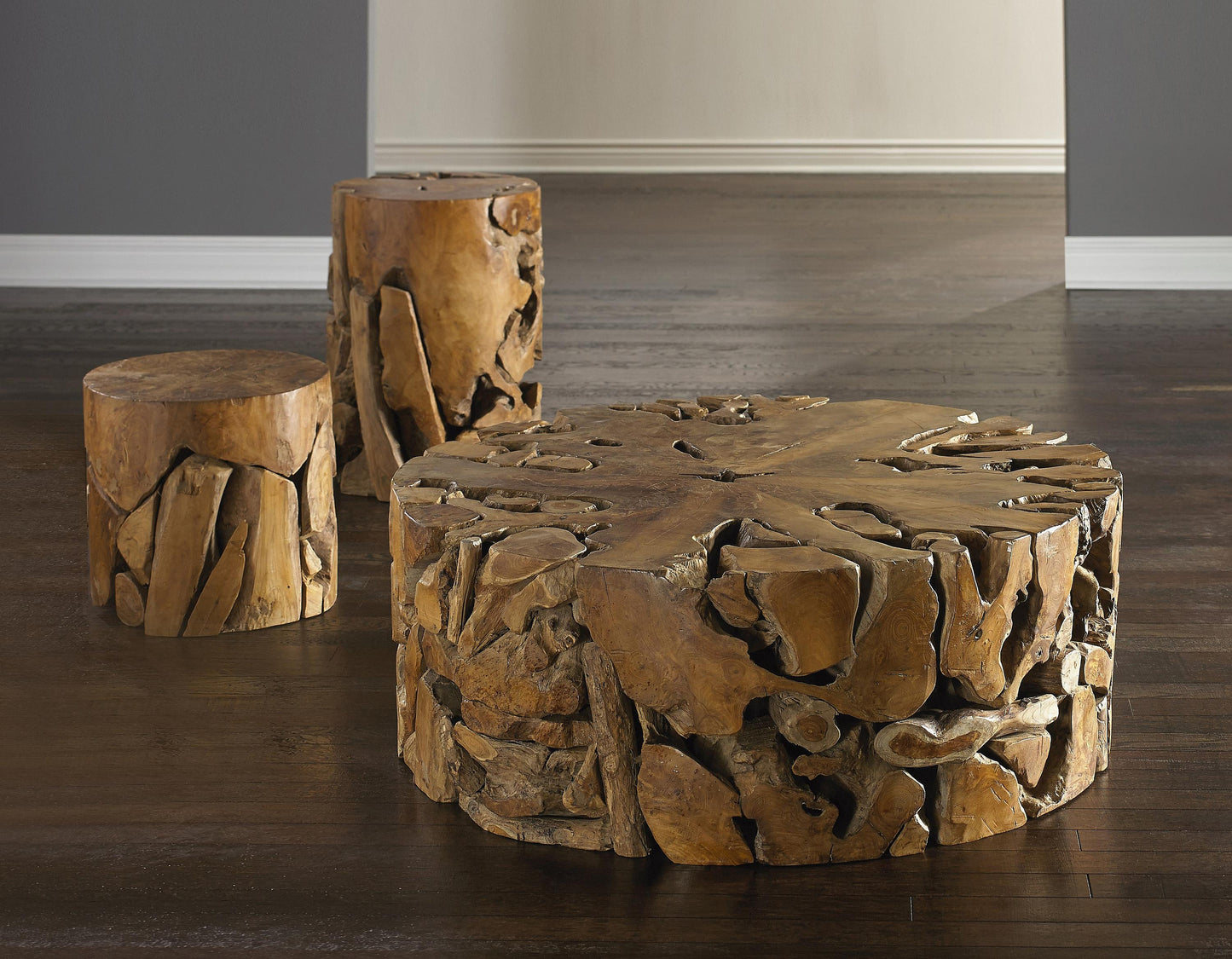 Teak Chunk Coffee Table ID65143