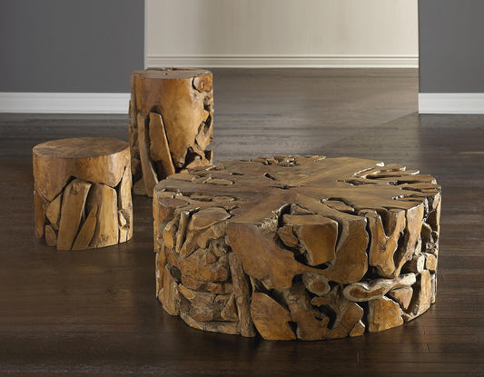 Teak Chunk Coffee Table ID65143