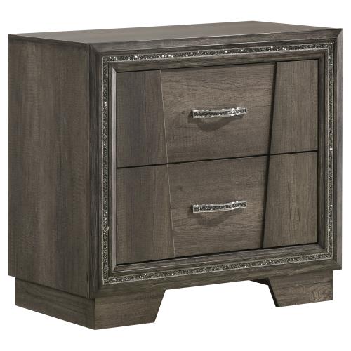 Janine 4 Pc Grey Bedroom Set by Coaster