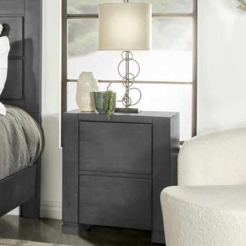 Lorenzo 5 Pc Dark Gray Bedroom Collection