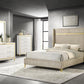 Lucia Upholstered Wingback Panel Bedroom Set