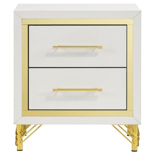 Lucia 2-Drawer Nightstand 224732