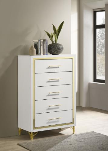 Lucia 5-Drawer Chest 224735