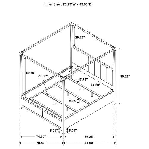 Gran Park California King Bed 224931KW