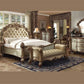 Vendome 4 Pc Bedroom Collection - Gold Patina Finish