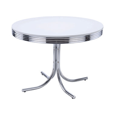 Retro Chrome Plated Table Sets - Coaster Furniture 2388