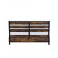 Juvanth Industrial Chic Bedroom - Rustic Oak & Black